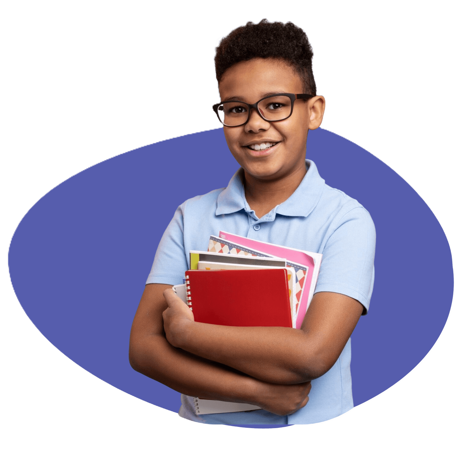 A confident American Prep Academy student